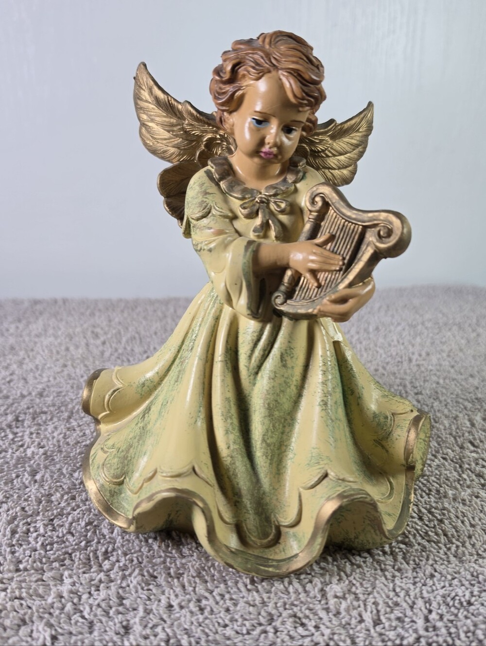Vintage Italian Musical Angle Playing Harp By Euromarchi S.R.L. In Italy - Picture 2 of 12
